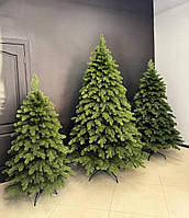 Ялинка штучна лита зелена Роял 2.3 м класична новорічна преміум від виробника без вставок пвх