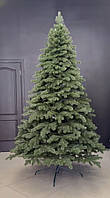 Штучна ялинка новорічна лита Роял 2.5 м зелена класична преміум від виробника без вставок пвх