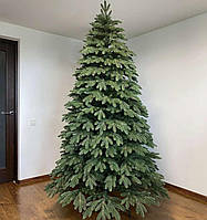Штучна ялинка новорічна лита Віп 2.5 м зелена класична преміум від виробника без вставок пвх