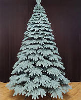 Ялинка штучна лита блакитна Віп 1.8 м класична новорічна від виробника преміум без вставок пвх
