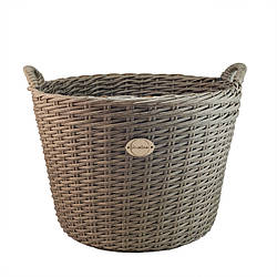 Дровниця/кашпо з ручками з ротангу 45л лоза DCLD45-4 Деколайн