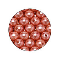 Намистини  перли світло-коричневі 8 мм