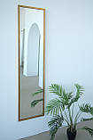 Настінне дзеркало на повний зріст в рамі 165*40 золотисте, фото 2