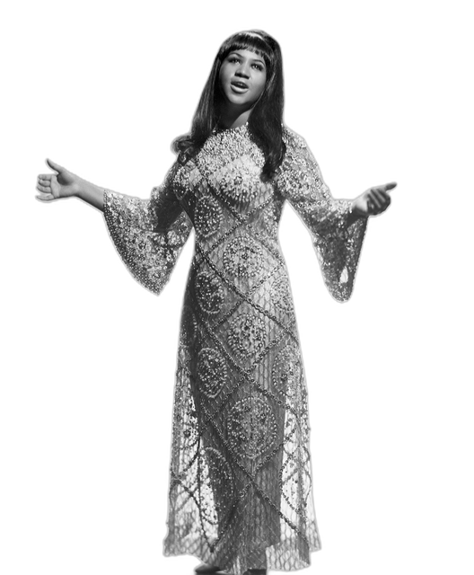 Ростова фігура Арета Франклін (Aretha Franklin) 180 см картон