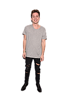 Ростова фігура Чарлі Пут (Charlie Puth) 180 см картон