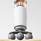 Перкусійний масажер + 9 насадок, від USB / Масажний пістолет / Ручний масажер для тіла, фото 3