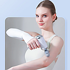 Перкусійний масажер + 9 насадок, від USB / Масажний пістолет / Ручний масажер для тіла, фото 2