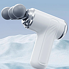 Перкусійний масажер + 9 насадок, від USB / Масажний пістолет / Ручний масажер для тіла, фото 7