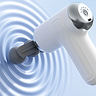 Перкусійний масажер + 9 насадок, від USB / Масажний пістолет / Ручний масажер для тіла, фото 9