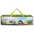 Намет 3-місний з 2 виходами GreenCamp 1011-2 топ, фото 7