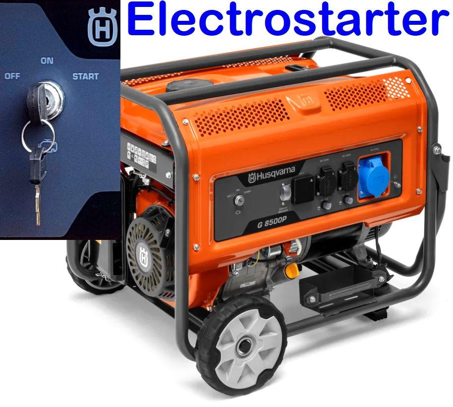 Генератор бензиновий Husqvarnа G8500P (акумулятор окремо), фото 1