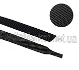 Тканинна термоусаджувальна трубка Woer 6,0/3,0мм, чорна, 1метр