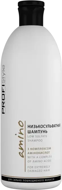 Шампунь низькосульфатний PROFIStyle Amino з комплексом амінокислот (500мл.)