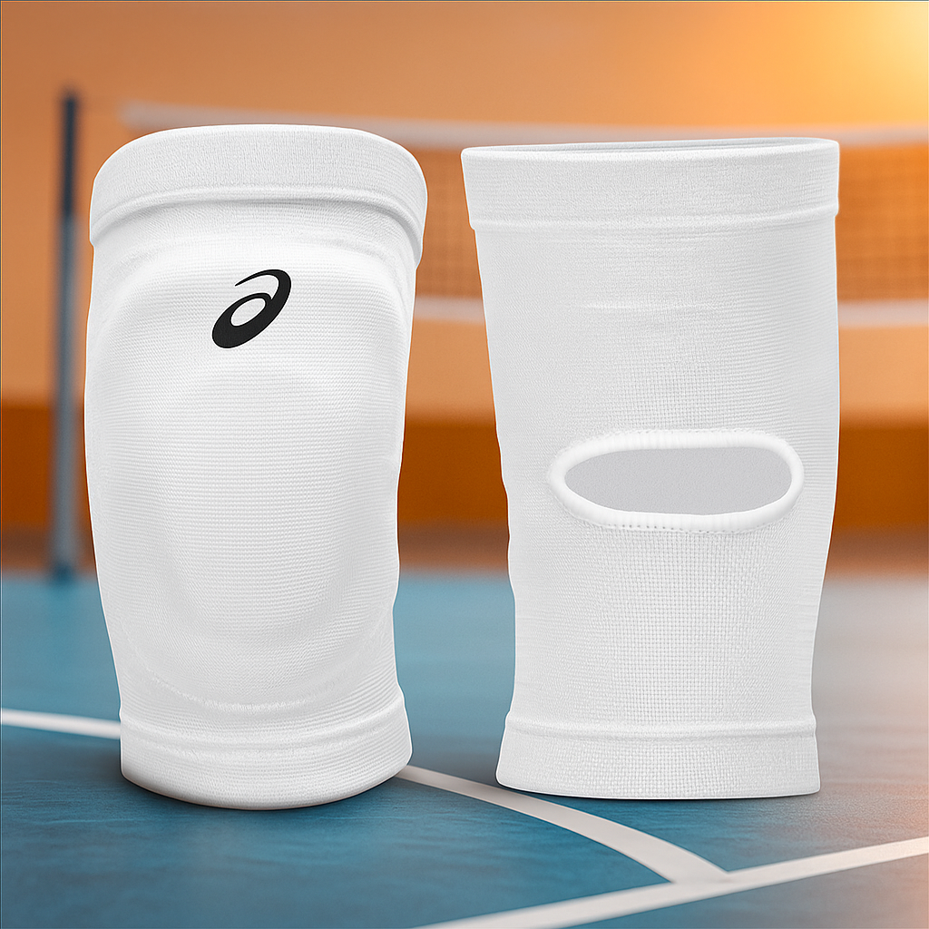 Наколінники волейбольні Asics Gel гелеві білі розмір М (3053A181-100), фото 1