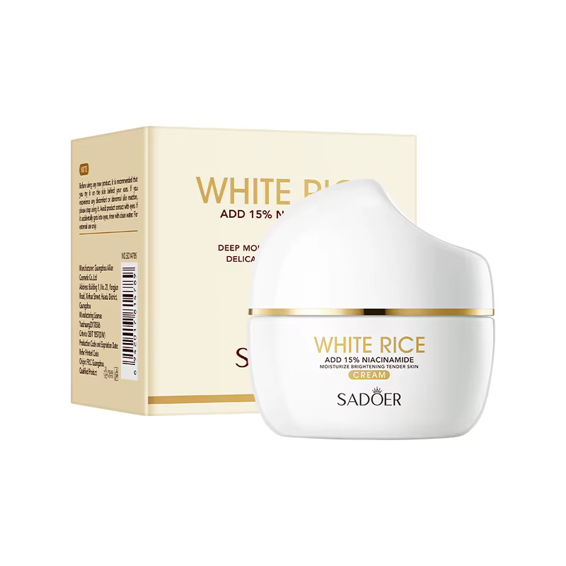 Крем для обличчя SADOER White Rice Nicotinamide освітлюючий 50 г, фото 1