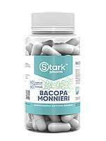 Адаптоген Stark Pharm — Stark Bacopa Monnieri, бакопа моньє, екстракт 500 мг, 110 мг бакосидів (60 капсул)