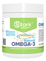 Омега Stark Pharm - Stark Natural Omega 3, риб'ячий жир (180 капсул)
