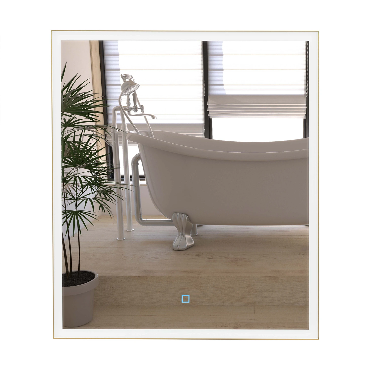 Дзеркало Luce gold 60x70 sensor з підсвіткою, фото 1