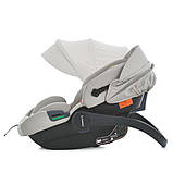 Дитяче автокрісло від 0 до 12 міс ( 40 см - 87 см ) El Camino ME 1186 i-KEEP Melange Cashmere Beige, автокрісло-переноска, фото 4