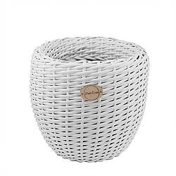 Кашпо з ротангу 10л білий DCL10-2 Деколайн