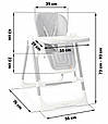 Стільчик для годування 3-в-1 Nukido ELITE, Стілець+шезлонг 700801, фото 3