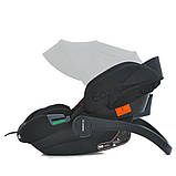 Дитяче автокрісло від 0 до 12 міс ( 40 см - 87 см ) El Camino ME 1186 i-KEEP Melange Jet Black автокрісло-переноска, фото 7