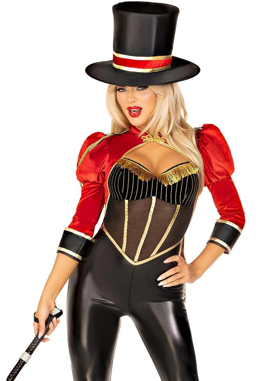 Костюм циркачки Leg Avenue Circus Ringmaster Diva Catsuit L