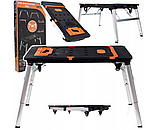 Багатофункціональний верстак-візок Kraft & Dele KD 10748  7 в 1 з розетками, фото 2