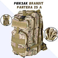 Військовий рюкзак Тактичний Pantera 25 л Мультикам Вологостійкий Армійський універсальний для ЗСУ Multicam