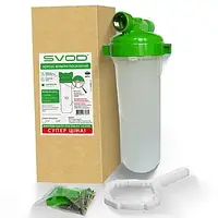 Корпус магістрального фільтра 10" для холодної води (з латунною різьбою L 1/2)