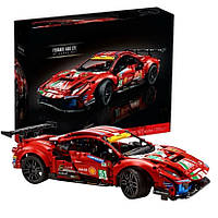Конструктор Technic Ferrari 488 GTE Corse 51 Сумісний з Lego Лего Спорткар Машина Феррарі 488