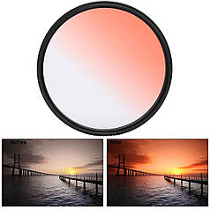 Червоний градієнтний фільтр Alitek Graduated Red, 67 мм