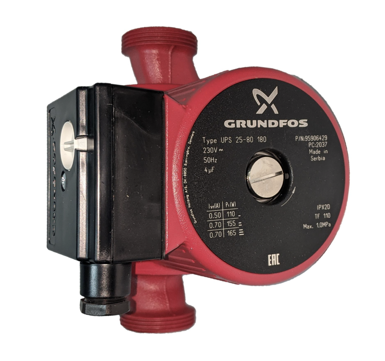 Циркуляційний насос Grundfos UPS 25-80 180мм, фото 1