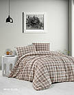 Зимовий комплект постільної білизни євро розмір з фланелі ТМ Cotton Collection 0023