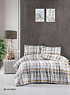 Зимовий комплект постільної білизни євро розмір з фланелі ТМ Cotton Collection 0024