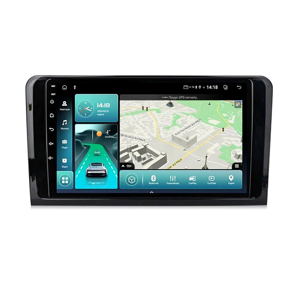 Штатна магнітола андроїд BENZ M/GL-CLASS W164, Автомагнітола 2 дин 2/32, штатний головний пристрій бензо, фото 1