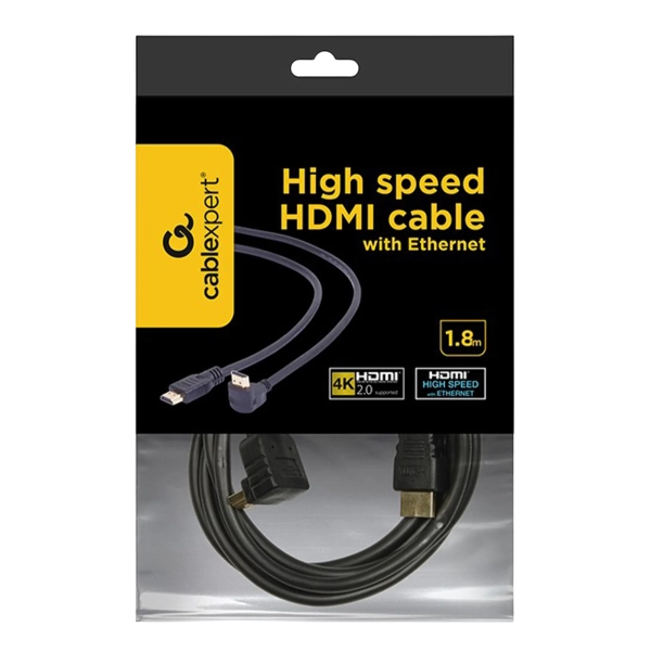 Кабель Cablexpert HDMI-HDMI v.2.0 1.8m Black (CC-HDMI490-6)