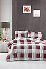 Зимовий комплект постільної білизни євро розмір з фланелі ТМ Cotton Collection 0025