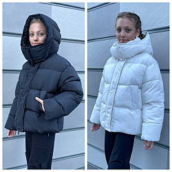 Стильна зимова куртка - пуховик для дівчат «AURORA», розміри на рости 152, 158, 164, 170
