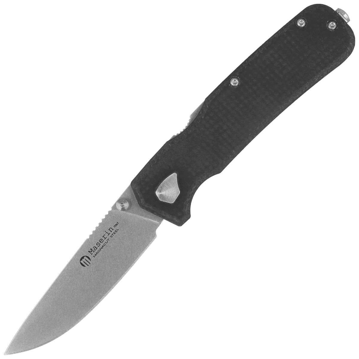 Ніж Maserin 630 Pulse Knife Black Micarta, Magnacut, чорний 630/MCN