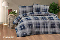 Зимовий комплект постільної білизни євро розмір з фланелі ТМ Cotton Collection 0031