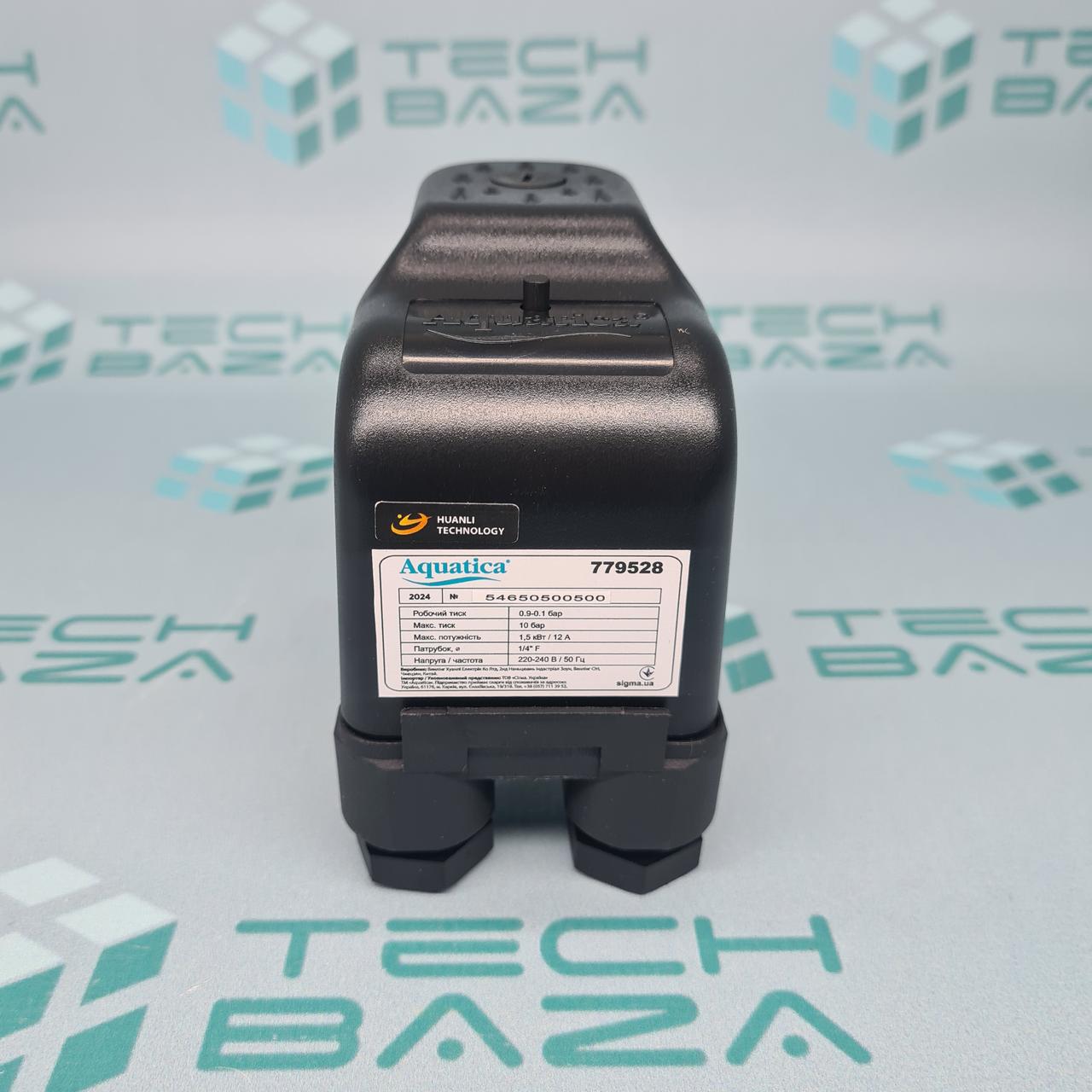 Реле сухого ходу допоміжне 0,9-0.1 бар (гайка) AQUATICA (779528)