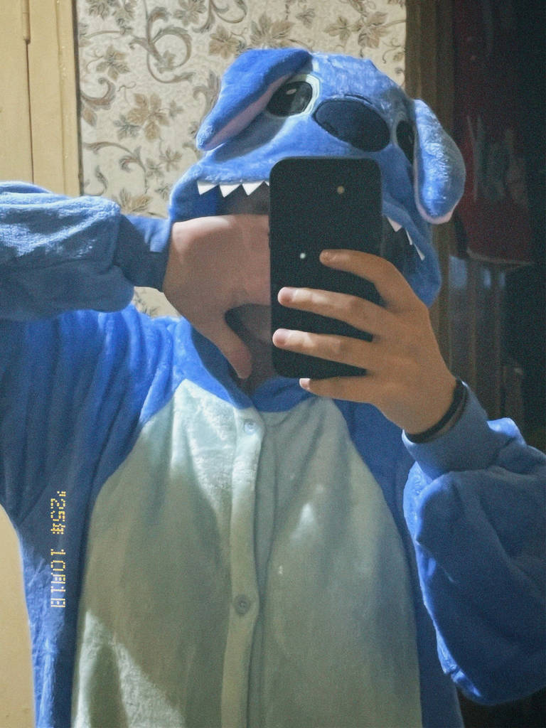 Пижама кигуруми синий стич для детей и взрослых женская мужские для девочек мальчиков (1014 / 2009) - фото покупателей 1