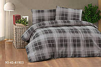 Зимовий комплект постільної білизни євро розмір з фланелі ТМ Cotton Collection 0032