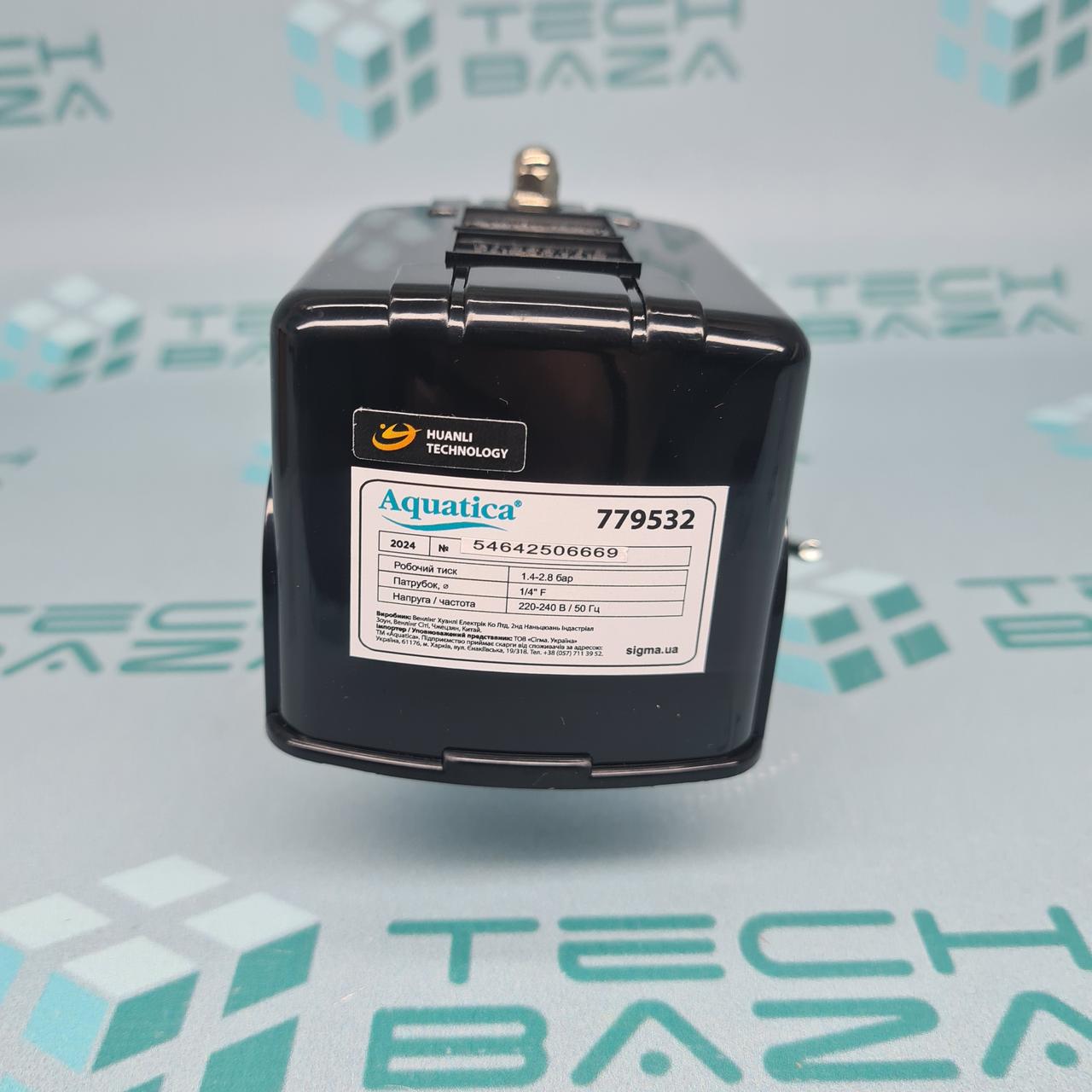 Реле тиску з захистом від сухого ходу 1.4-2.8 бар (гайка) AQUATICA (779532)