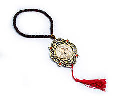 Красиві дерев'яні чотки з іконами