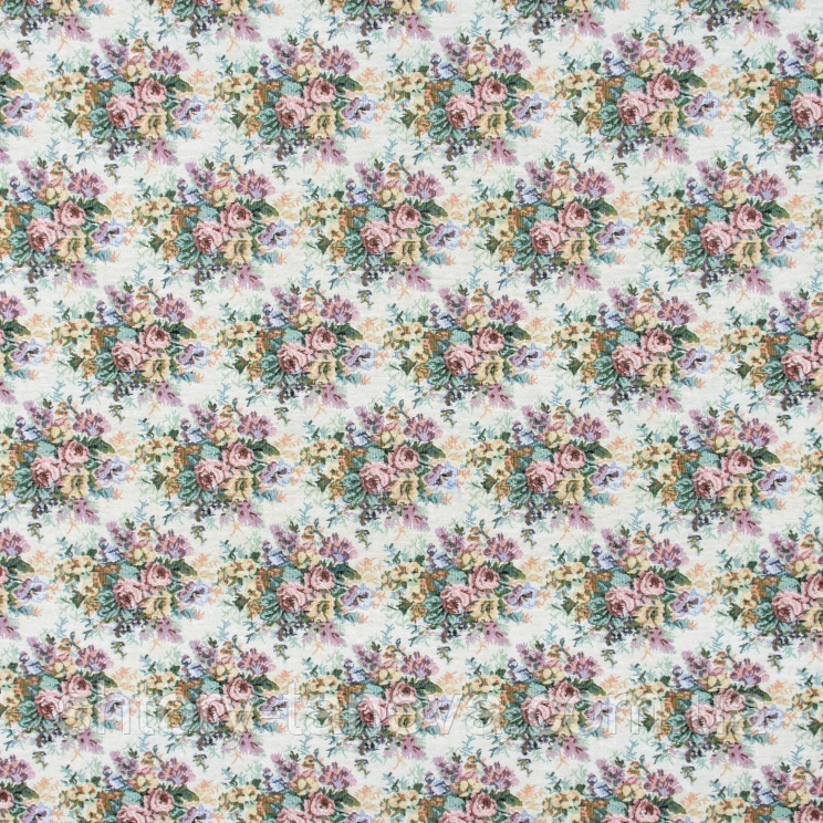 Гобелен саліна /букет троянд,фон молочної, фото 1