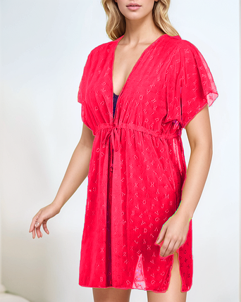 ОПТТуника 2025 Samegame красный{ В НАЛИЧИИ ТОЛЬКО 46 48 50 УКР р-ры), фото 1