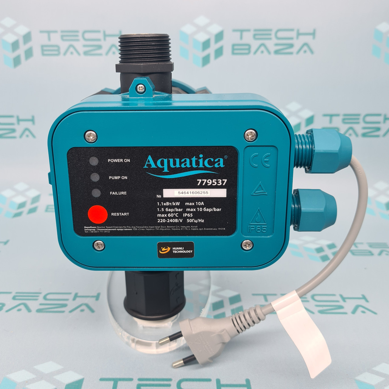 Контролер тиску електронний 1.1 кВт Ø1" AQUATICA (779537)