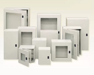 Шафи металеві та пластикові, герметичні бокси